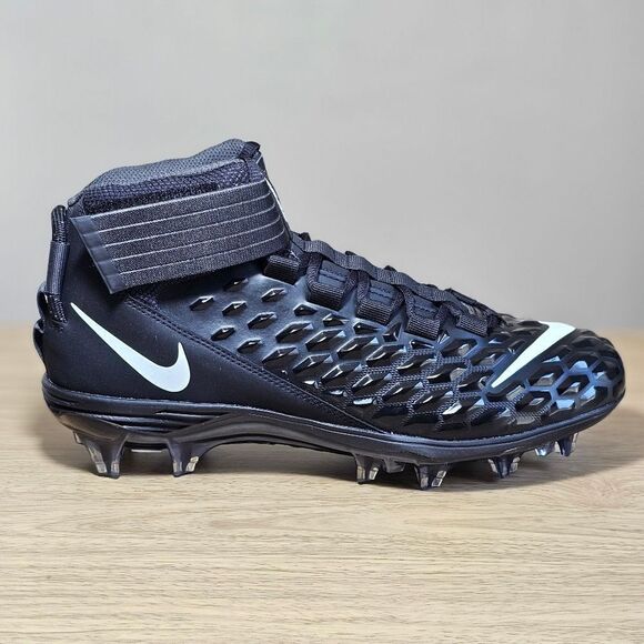 Nike Force Savage Pro 2 Football Cleats Shoes Black White AH4000-100 Men's 11 LE - Picture 6 of 14